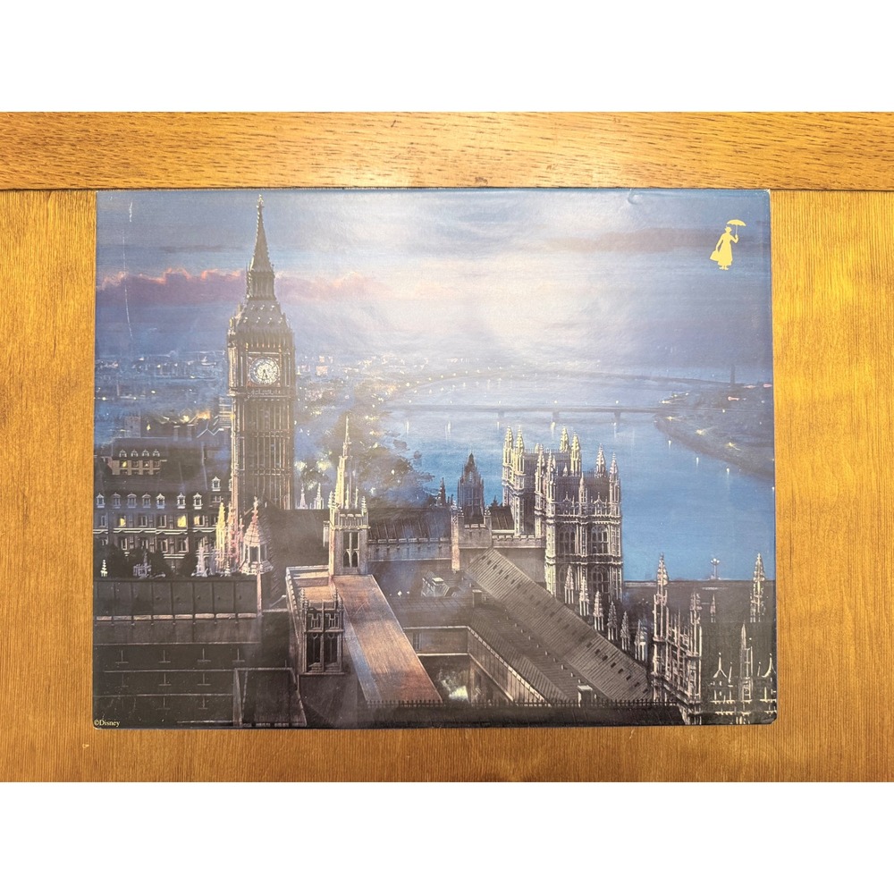 Disney Store Exclusive Mary Poppins Commemorative Lithograph Set 2pc London Art